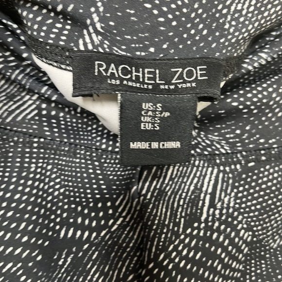 Rachel Zoe Black White Relaxed Fit Legging Joggers Sz S - Picture 3 of 5